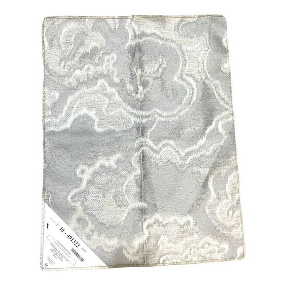 Textured Fabric Swatches Lot Kaufman Grey Beige Blue Crafts Pillows Quilting - Picture 12 of 16